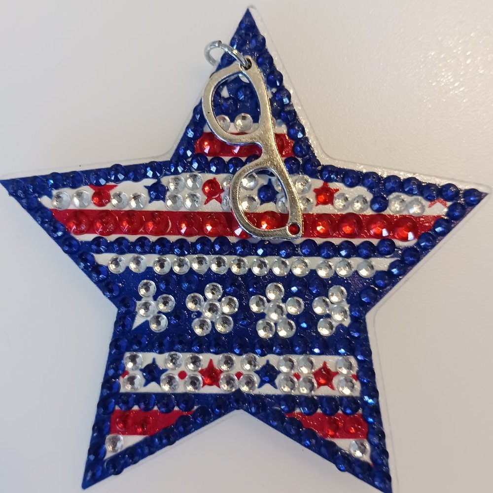Patriotic star magnet sunglasses